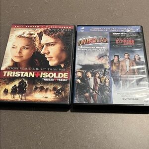 Tristan & Isolde and Zombieland, Pineapple Express DVD Sets